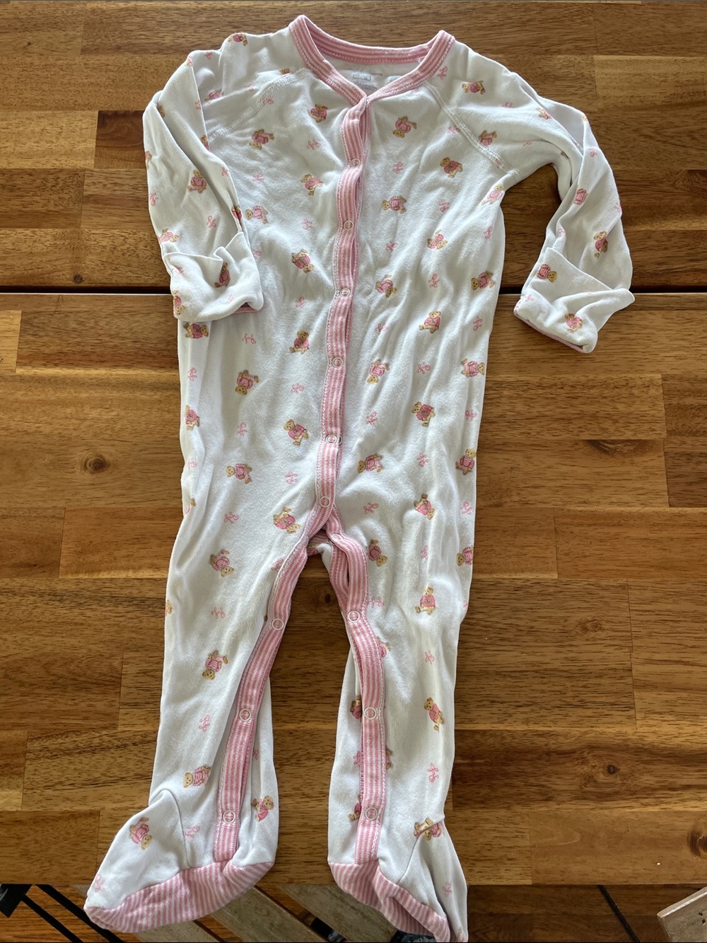 Ralph Lauren Bear Footie Pajamas 9months